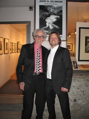Jerry N. Uelsmann und Galerist Stepehen Hoffman, Foto: Helga Waess