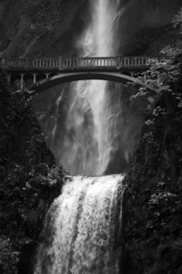 Cara Weston, Bridge and waterfall
