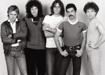 Peter Hince: Roger Taylor, Brian May, Produzent Reinhold Mack, Freddie Mercury, John Deacon, Galerie Stephen Hoffman, München