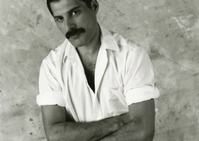 FM_9 Peter Hince, Freddie Mercury portrait, London 1985, Galerie Stephen Hoffman, München