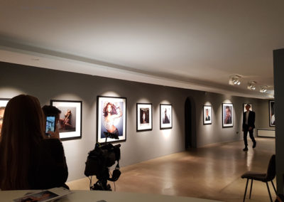 Photographien von Markus Klinko - 18. November 2021 - Vernissage "Bowie, Beyoncé and Beyonde" in der Galerie Stephen Hoffman, München, Foto: Helga Waess