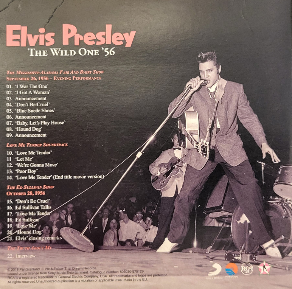 Michael Friedel, COVER -Rückseite für Elvis Presley CD, Galerie Stephen Hoffman, Munich