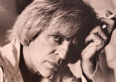 Michael Friedel, Klaus Kinski,, Deutscher Schauspieler, München 1975, Galerie Stephen Hoffman, Munich