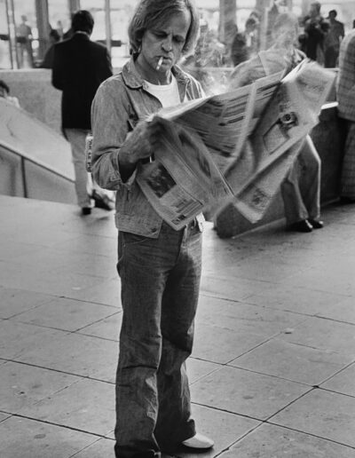 Michael Friedel, Klaus Kinski,, Deutscher Schauspieler, München 1975, Galerie Stephen Hoffman, Munich