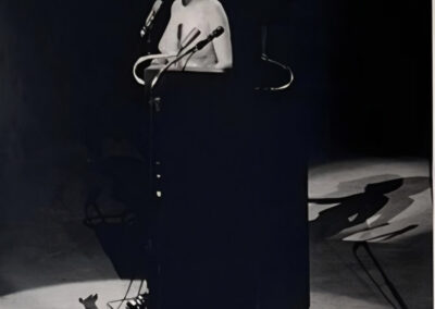 Yale Joel – Marilyn Monroe singt „Happy Birthday Mr. President“ für John F. Kennedy bei einer Wahlkampfveranstaltung der Demokraten in New York, 1962 – Galerie Stephen Hoffman